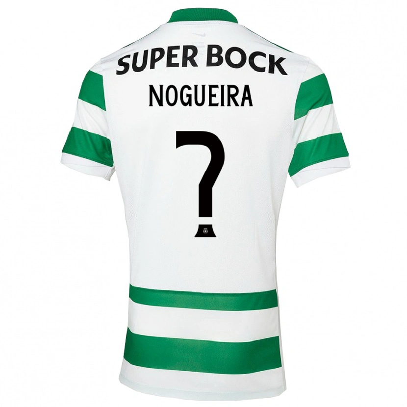 Danxen Dzieci Rodrigo Nogueira #0 Zielono-Biały Domowa Koszulka 2025/26 Koszulki Klubowe
