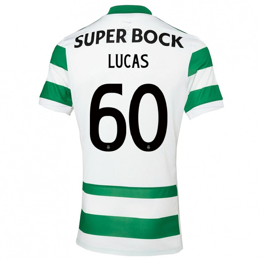 Danxen Dzieci Rayan Lucas #60 Zielono-Biały Domowa Koszulka 2025/26 Koszulki Klubowe