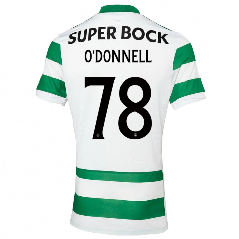 Danxen Dzieci Miri O'donnell #78 Zielono-Biały Domowa Koszulka 2025/26 Koszulki Klubowe