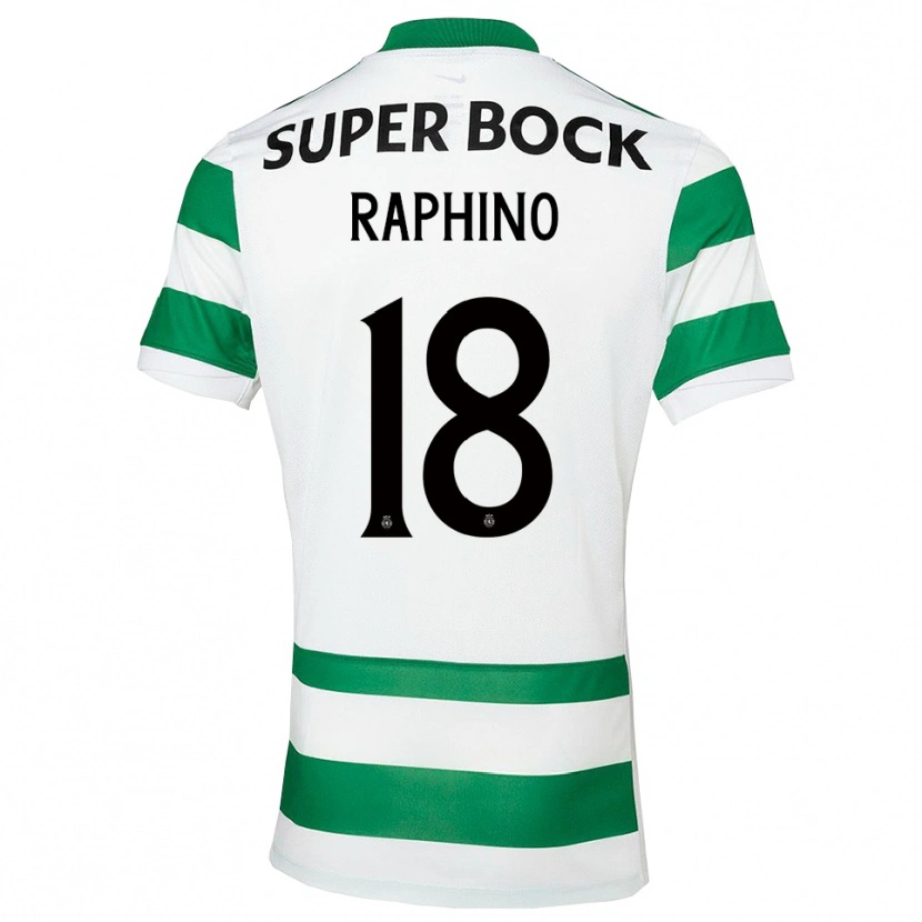 Danxen Dzieci Brittany Raphino #18 Zielono-Biały Domowa Koszulka 2025/26 Koszulki Klubowe