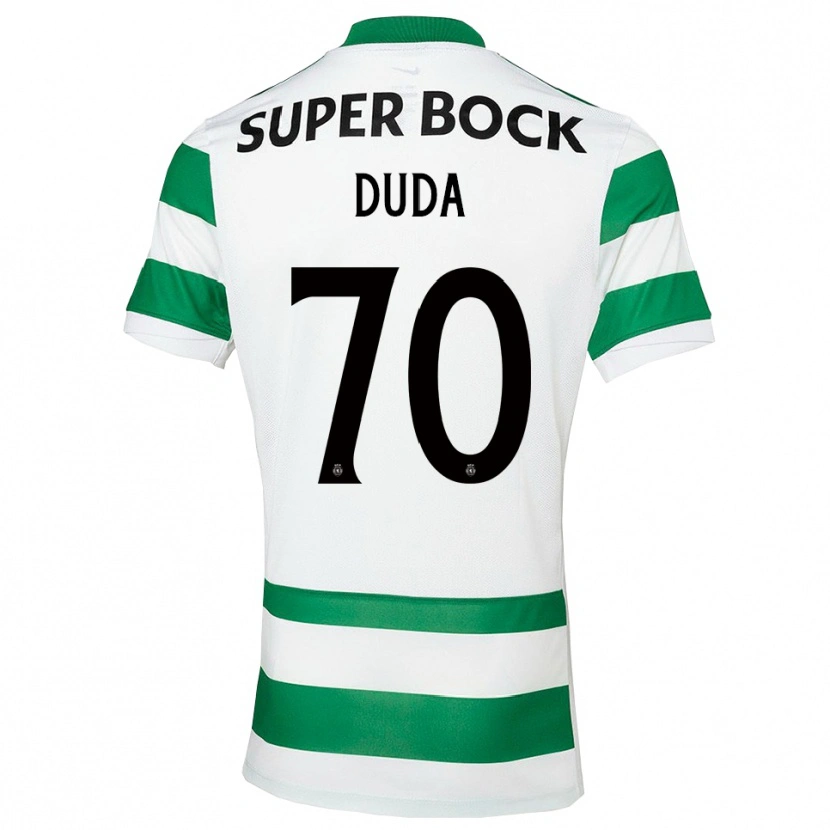 Danxen Dzieci Dudá #70 Zielono-Biały Domowa Koszulka 2025/26 Koszulki Klubowe