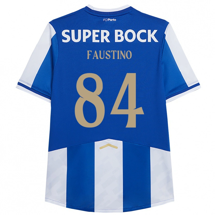 Danxen Dzieci Levi Faustino #84 Niebiesko-Biały Domowa Koszulka 2025/26 Koszulki Klubowe