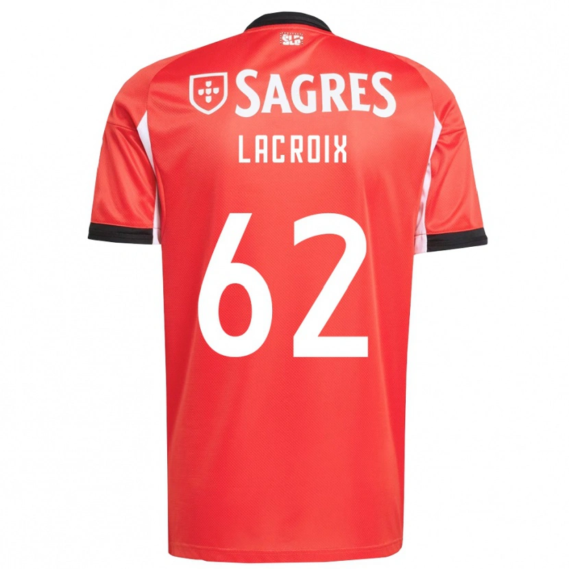 Danxen Dzieci Lenny Lacroix #62 Czerwono-Biały Domowa Koszulka 2025/26 Koszulki Klubowe