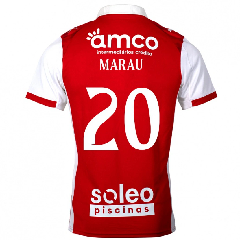 Danxen Dzieci Madalena Marau #20 Czerwono-Biały Domowa Koszulka 2025/26 Koszulki Klubowe