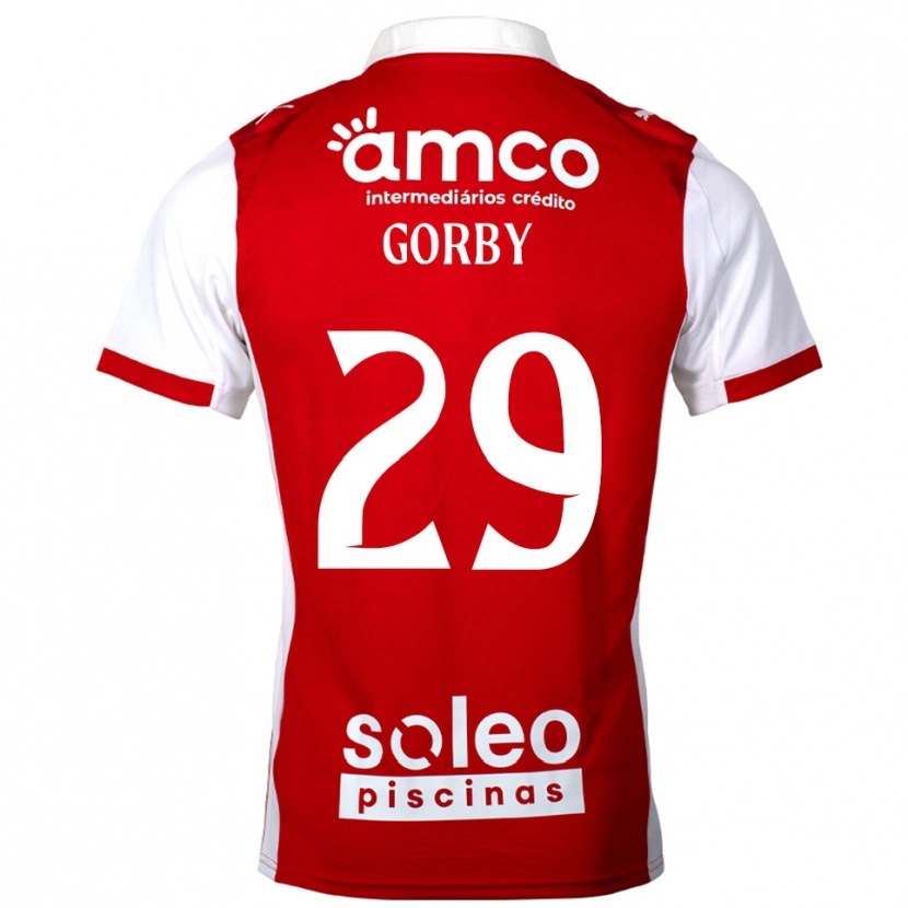Danxen Dzieci Gorby #29 Czerwono-Biały Domowa Koszulka 2025/26 Koszulki Klubowe