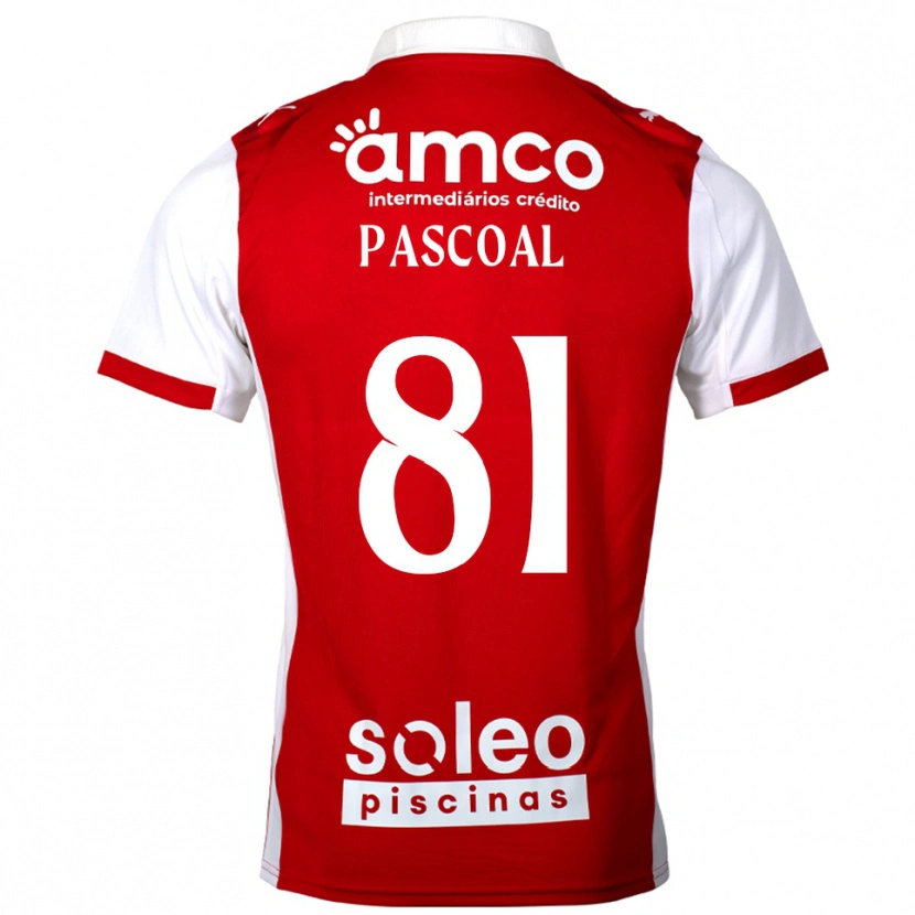 Danxen Dzieci Fodé Pascoal #81 Czerwono-Biały Domowa Koszulka 2025/26 Koszulki Klubowe