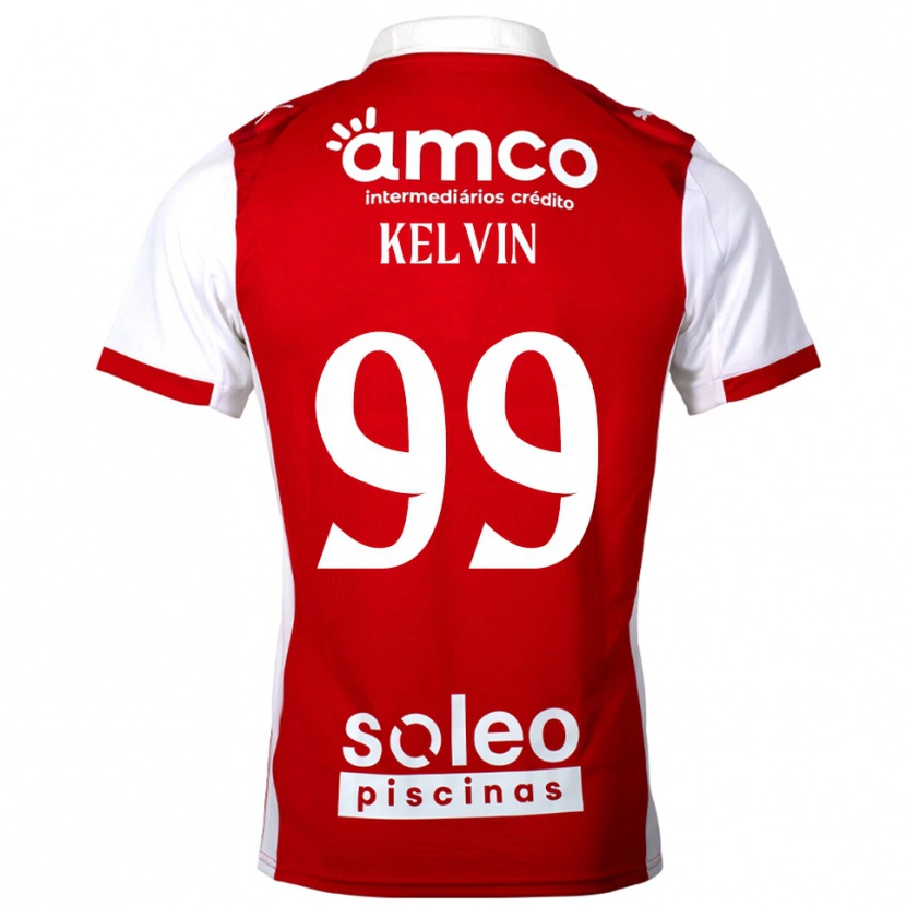 Danxen Dzieci Kauan Kelvin #99 Czerwono-Biały Domowa Koszulka 2025/26 Koszulki Klubowe