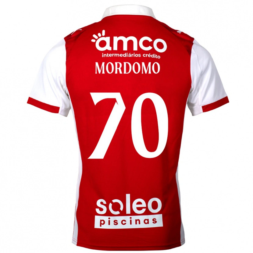 Danxen Dzieci Mordomo #70 Czerwono-Biały Domowa Koszulka 2025/26 Koszulki Klubowe