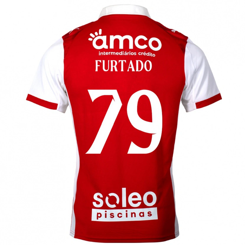 Danxen Dzieci Rúben Furtado #79 Czerwono-Biały Domowa Koszulka 2025/26 Koszulki Klubowe
