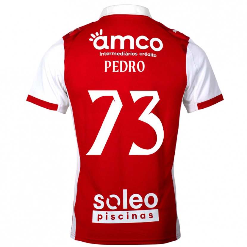 Danxen Dzieci Zé Pedro #73 Czerwono-Biały Domowa Koszulka 2025/26 Koszulki Klubowe