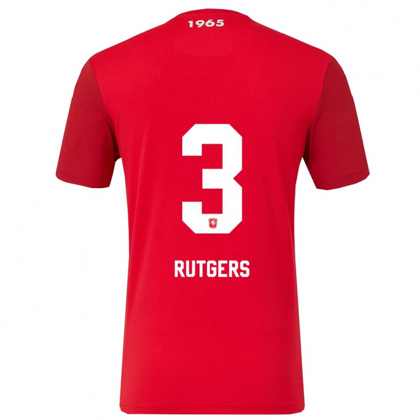 Danxen Dzieci Sil Rutgers #3 Czerwono-Biały Domowa Koszulka 2025/26 Koszulki Klubowe