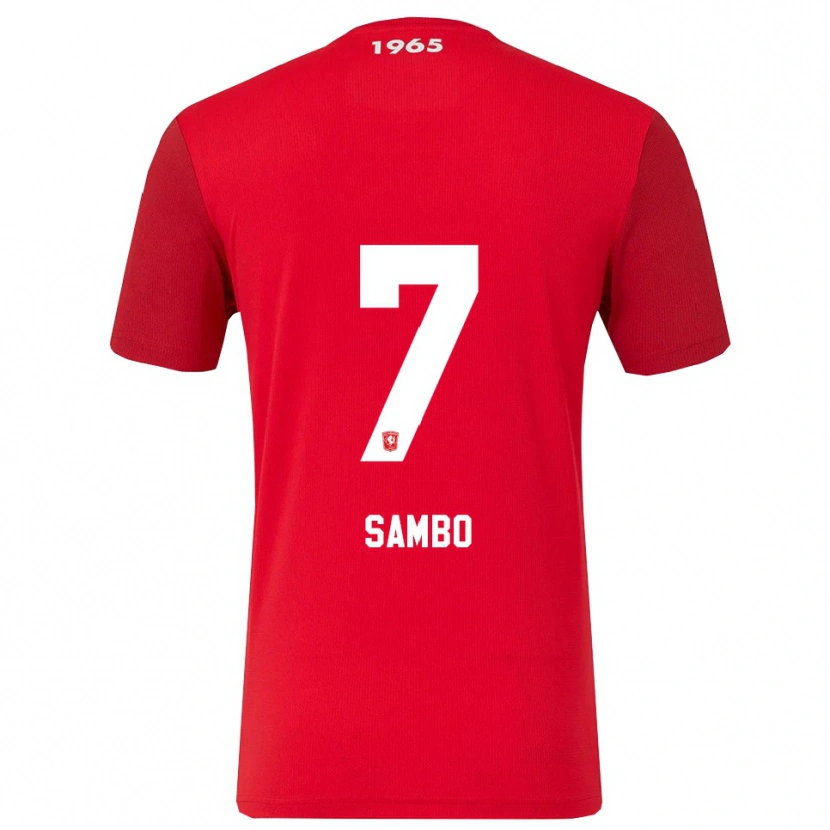 Danxen Dzieci Giandro Sambo #7 Czerwono-Biały Domowa Koszulka 2025/26 Koszulki Klubowe