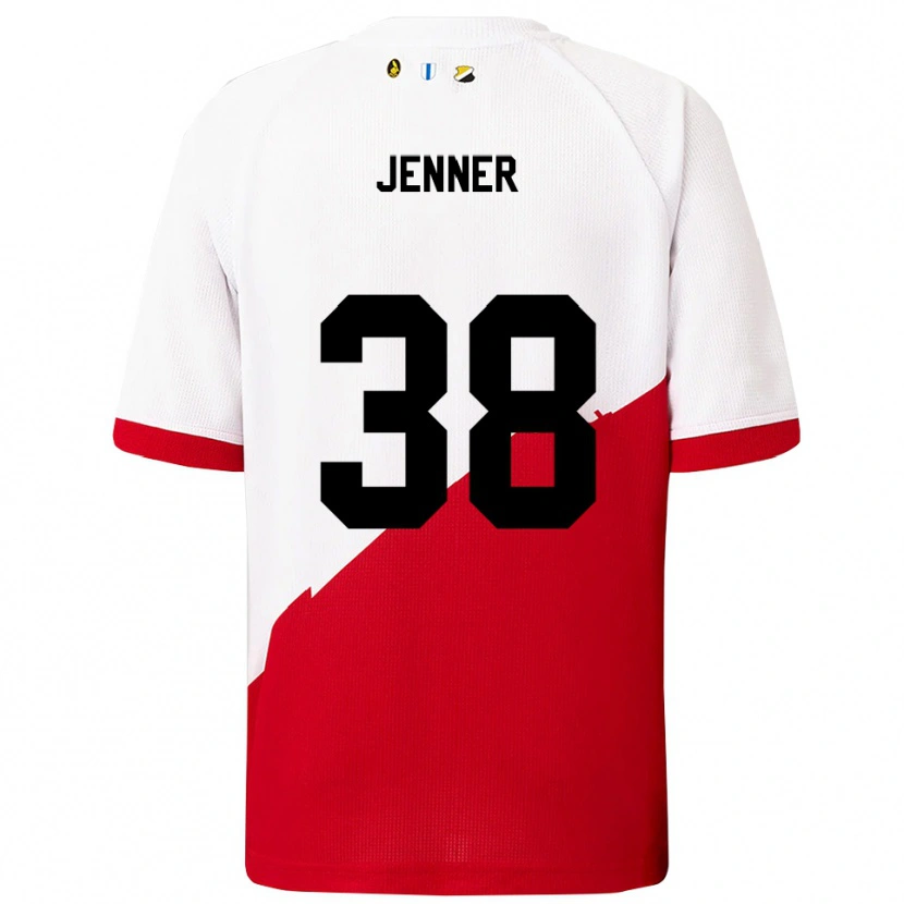 Danxen Dzieci Ivar Jenner #38 Biało-Czerwony Domowa Koszulka 2025/26 Koszulki Klubowe