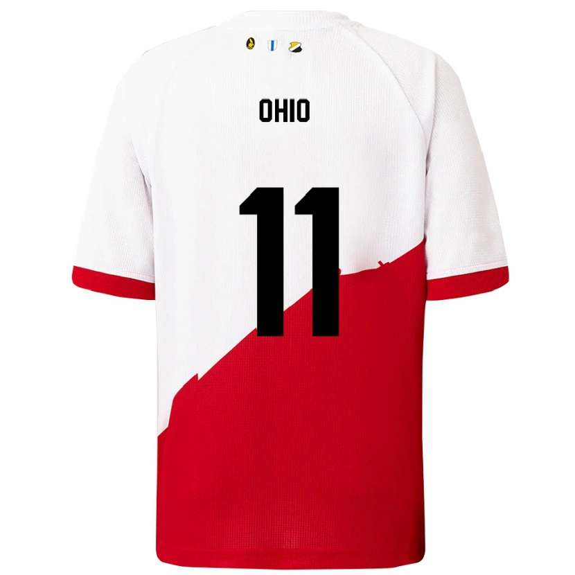 Danxen Dzieci Noah Ohio #11 Biało-Czerwony Domowa Koszulka 2025/26 Koszulki Klubowe