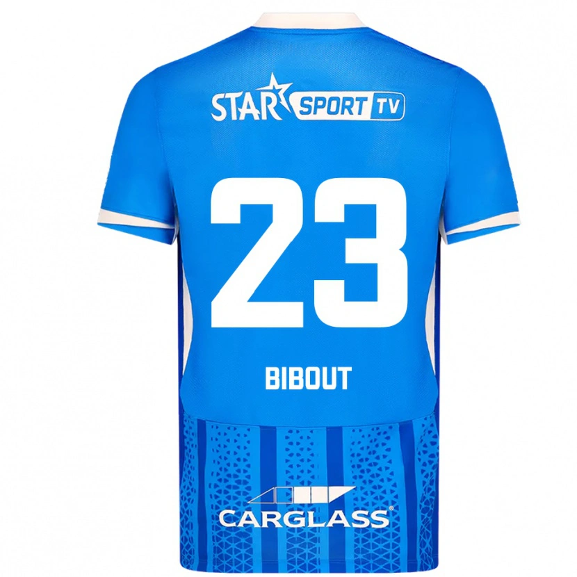 Danxen Dzieci Aaron Bibout #23 Niebiesko-Biały Domowa Koszulka 2025/26 Koszulki Klubowe