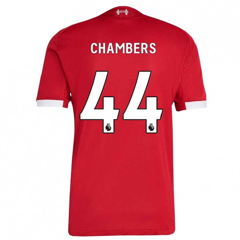 Danxen Dzieci Luke Chambers #44 Czerwono-Biały Domowa Koszulka 2025/26 Koszulki Klubowe