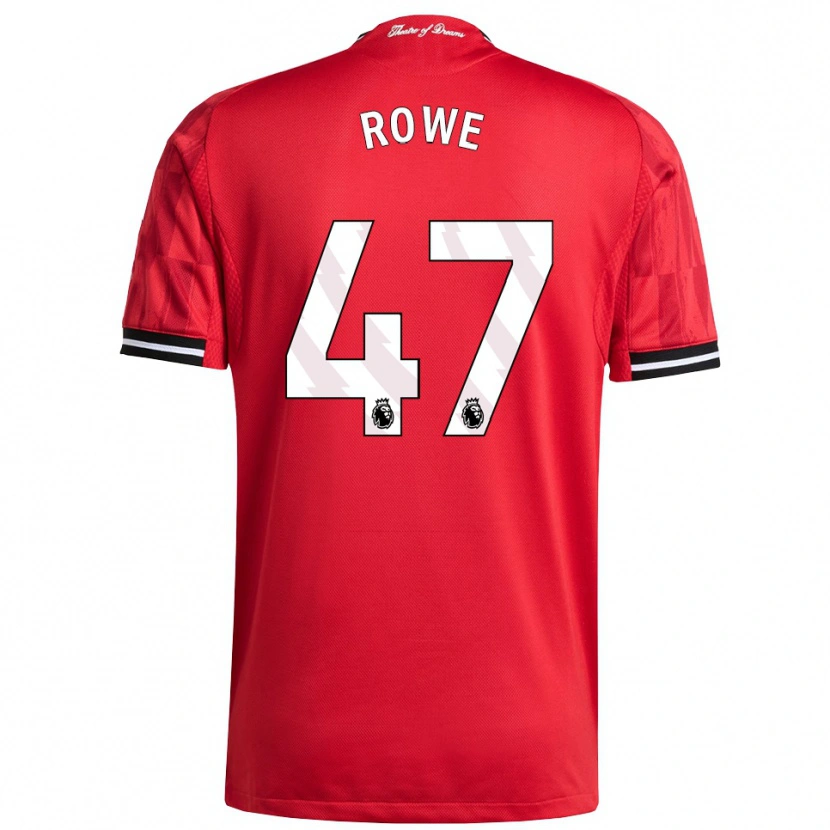 Danxen Dzieci Tommy Rowe #47 Czerwono-Czarno-Biały Domowa Koszulka 2025/26 Koszulki Klubowe