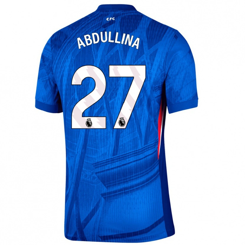 Danxen Dzieci Alsu Abdullina #27 Niebiesko-Biały Domowa Koszulka 2025/26 Koszulki Klubowe