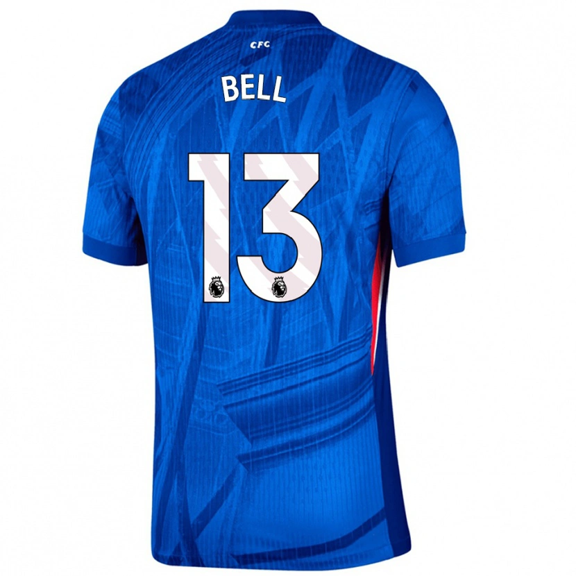 Danxen Dzieci Toby Bell #13 Niebiesko-Biały Domowa Koszulka 2025/26 Koszulki Klubowe