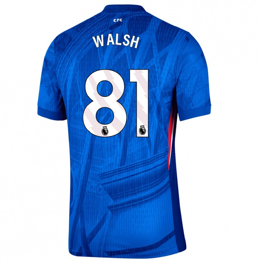 Danxen Dzieci Reggie Walsh #81 Niebiesko-Biały Domowa Koszulka 2025/26 Koszulki Klubowe