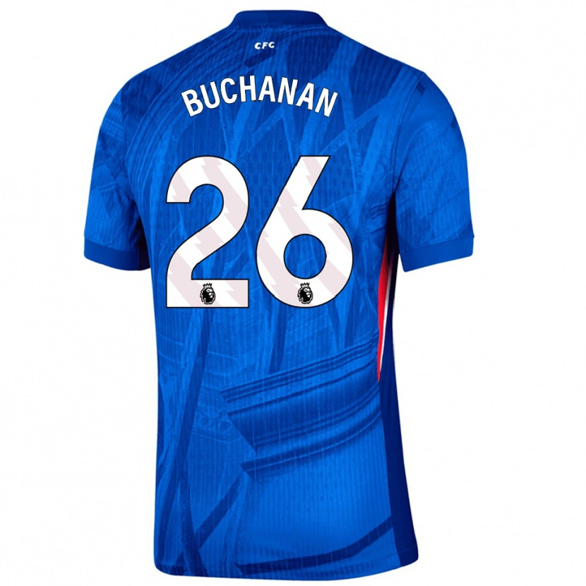 Danxen Dzieci Kadeisha Buchanan #26 Niebiesko-Biały Domowa Koszulka 2025/26 Koszulki Klubowe