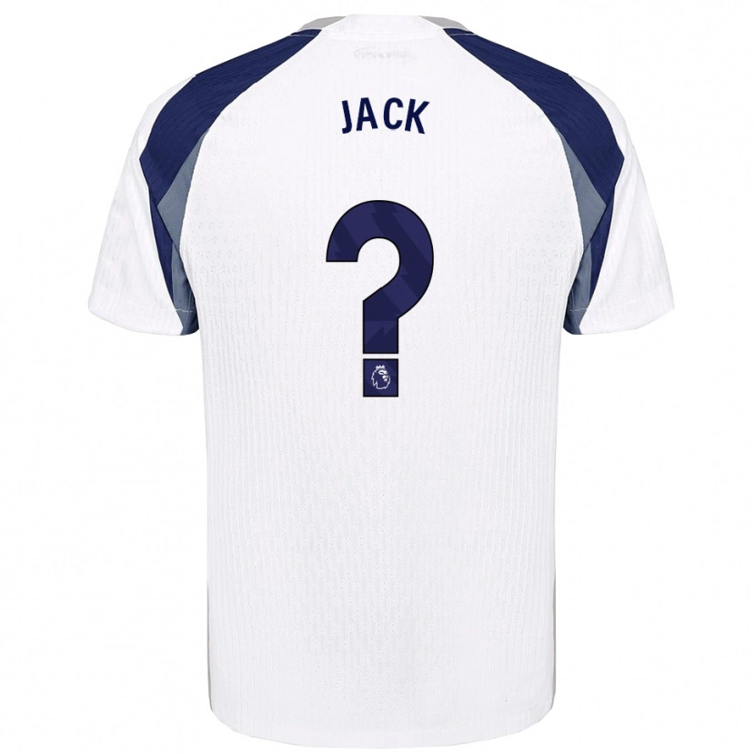 Danxen Dzieci Mikel Jack #0 Biało-Granatowy Domowa Koszulka 2025/26 Koszulki Klubowe