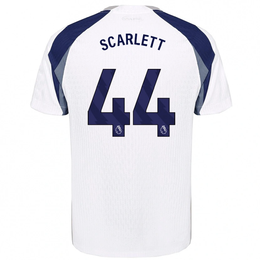 Danxen Dzieci Dane Scarlett #44 Biało-Granatowy Domowa Koszulka 2025/26 Koszulki Klubowe