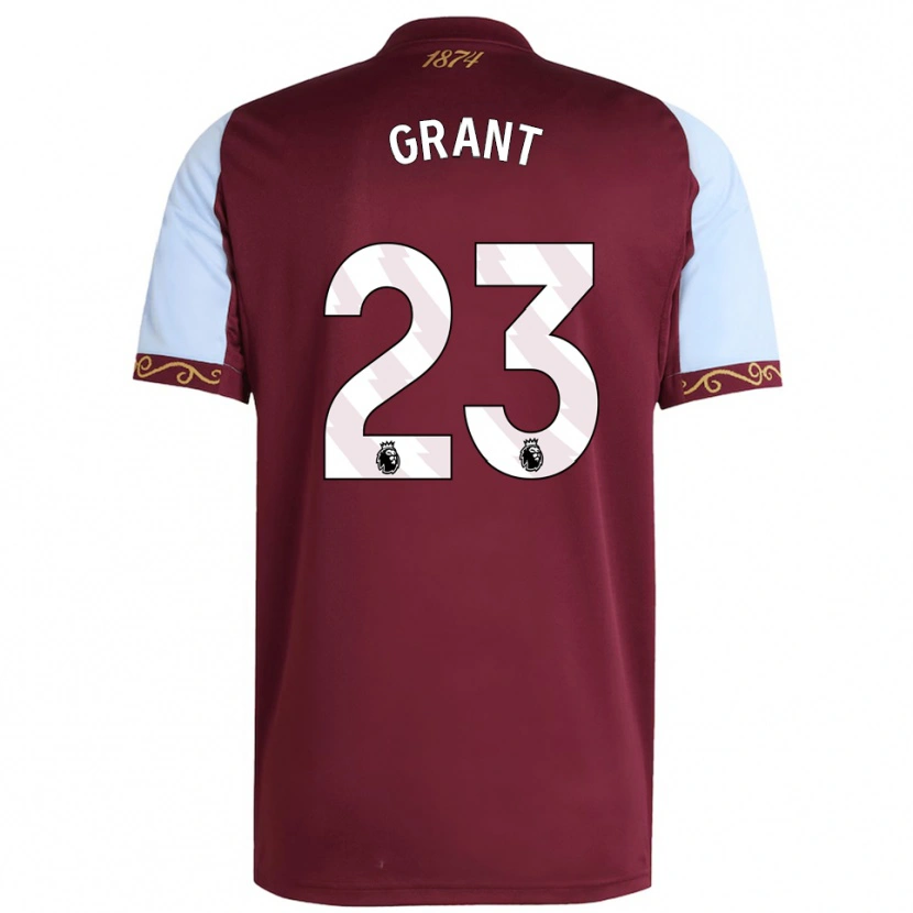 Danxen Dzieci Chasity Grant #23 Burgundowo-Błękitny Domowa Koszulka 2025/26 Koszulki Klubowe