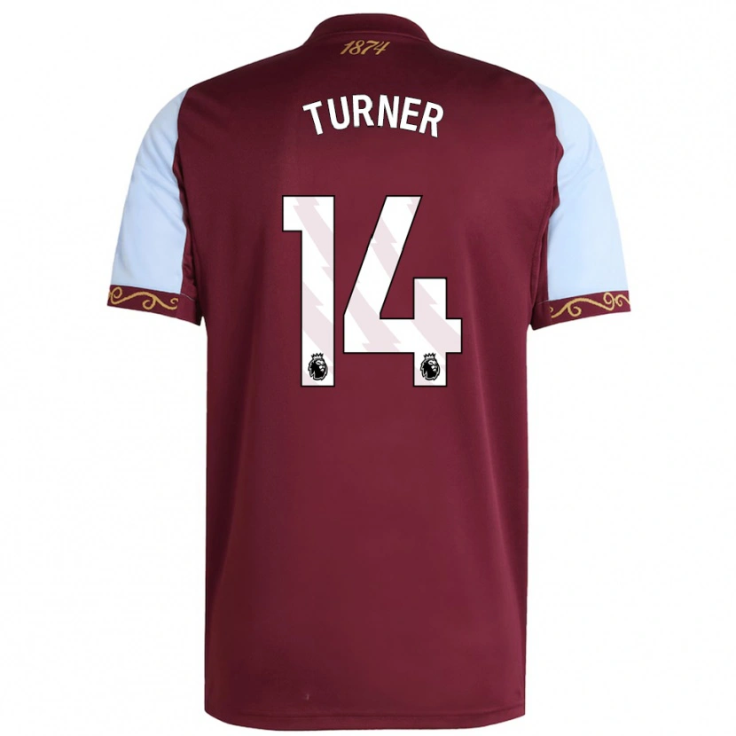 Danxen Dzieci Danielle Turner #14 Burgundowo-Błękitny Domowa Koszulka 2025/26 Koszulki Klubowe