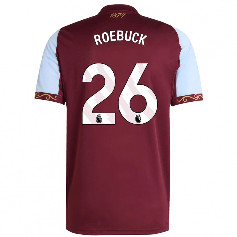 Danxen Dzieci Ellie Roebuck #26 Burgundowo-Błękitny Domowa Koszulka 2025/26 Koszulki Klubowe