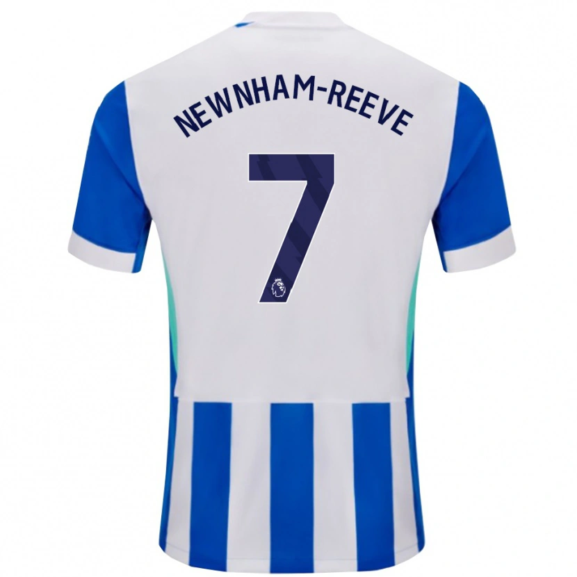 Danxen Dzieci Bode Newnham-Reeve #7 Niebiesko-Biały Domowa Koszulka 2025/26 Koszulki Klubowe