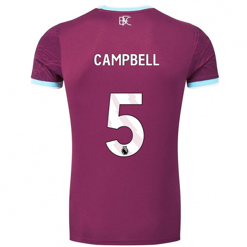 Danxen Dzieci Murray Campbell #5 Burgundowo-Błękitny Domowa Koszulka 2025/26 Koszulki Klubowe