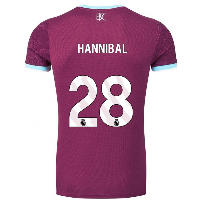 Danxen Dzieci Hannibal #28 Burgundowo-Błękitny Domowa Koszulka 2025/26 Koszulki Klubowe