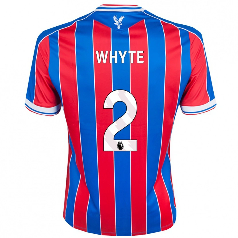 Danxen Dzieci Tyler Whyte #2 Niebiesko-Czerwono-Biały Domowa Koszulka 2025/26 Koszulki Klubowe