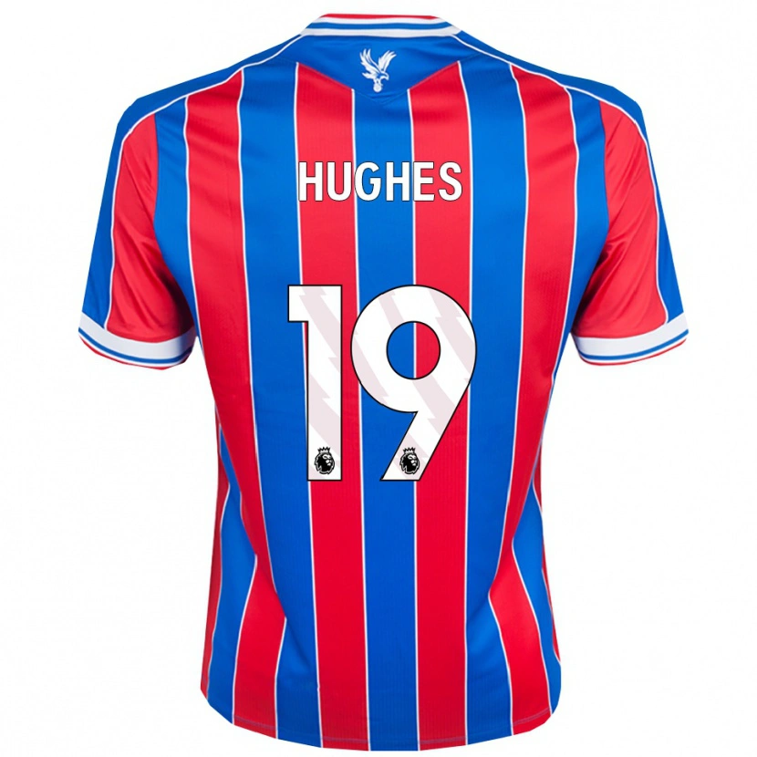 Danxen Dzieci Will Hughes #19 Niebiesko-Czerwono-Biały Domowa Koszulka 2025/26 Koszulki Klubowe