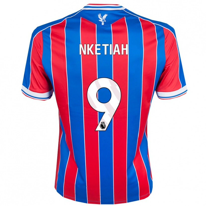 Danxen Dzieci Eddie Nketiah #9 Niebiesko-Czerwono-Biały Domowa Koszulka 2025/26 Koszulki Klubowe