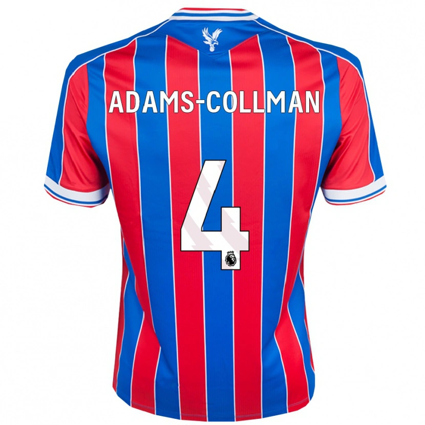 Danxen Dzieci Kai-Reece Adams-Collman #4 Niebiesko-Czerwono-Biały Domowa Koszulka 2025/26 Koszulki Klubowe