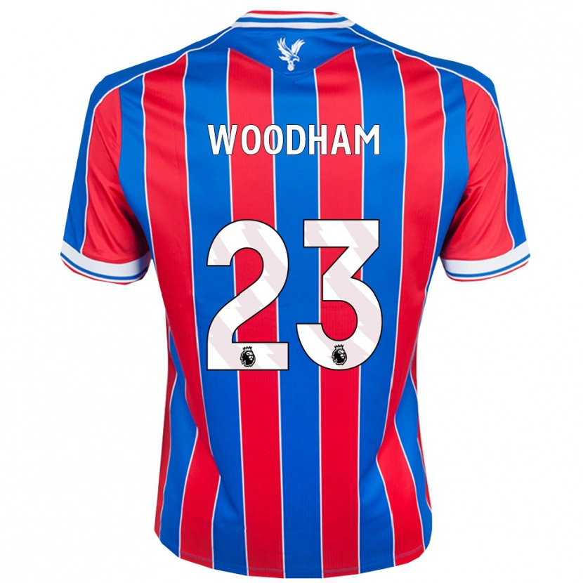 Danxen Dzieci Lily Woodham #23 Niebiesko-Czerwono-Biały Domowa Koszulka 2025/26 Koszulki Klubowe