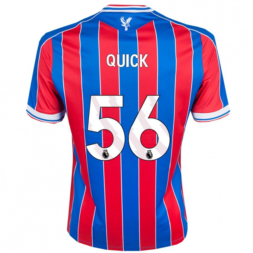 Danxen Dzieci Daniel Quick #56 Niebiesko-Czerwono-Biały Domowa Koszulka 2025/26 Koszulki Klubowe