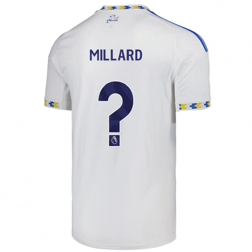 Danxen Dzieci Alayna Millard #0 Biało-Niebieski Domowa Koszulka 2025/26 Koszulki Klubowe