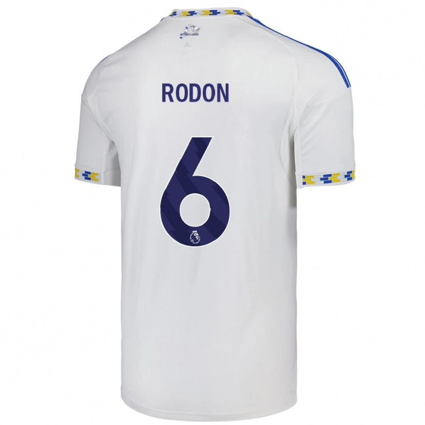 Danxen Dzieci Joe Rodon #6 Biało-Niebieski Domowa Koszulka 2025/26 Koszulki Klubowe