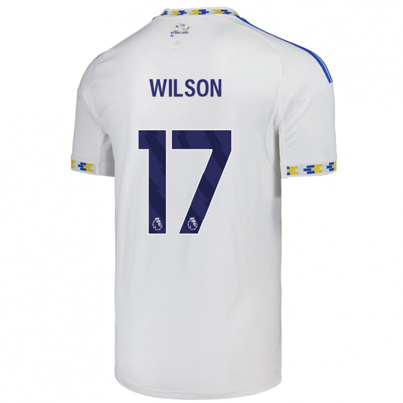 Danxen Dzieci Marley Wilson #17 Biało-Niebieski Domowa Koszulka 2025/26 Koszulki Klubowe