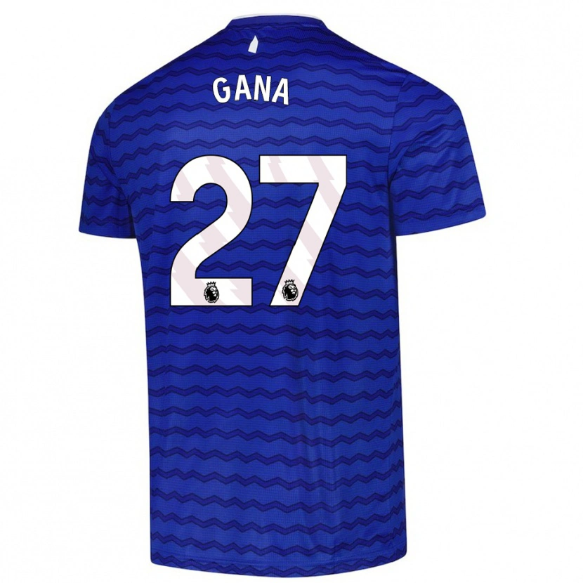 Danxen Dzieci Idrissa Gueye #27 Niebiesko-Granatowy Domowa Koszulka 2025/26 Koszulki Klubowe
