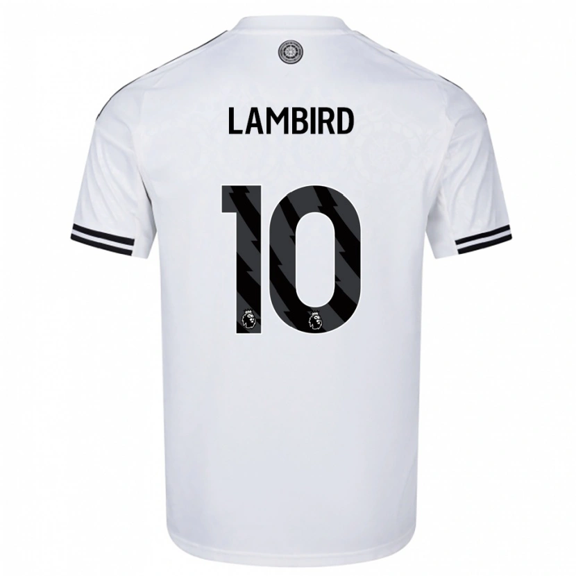 Danxen Dzieci Lilly Lambird #10 Biało-Czarny Domowa Koszulka 2025/26 Koszulki Klubowe