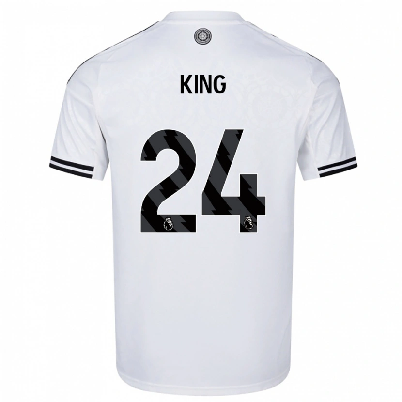Danxen Dzieci Josh King #24 Biało-Czarny Domowa Koszulka 2025/26 Koszulki Klubowe