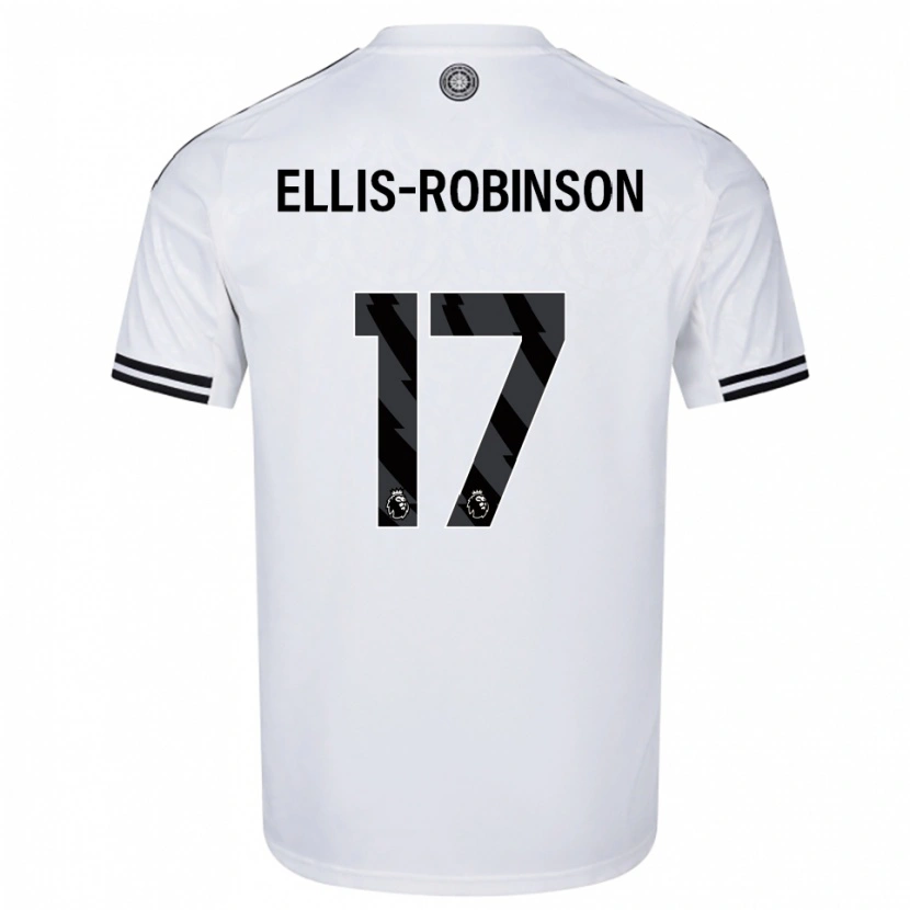 Danxen Dzieci Eddie Ellis-Robinson #17 Biało-Czarny Domowa Koszulka 2025/26 Koszulki Klubowe