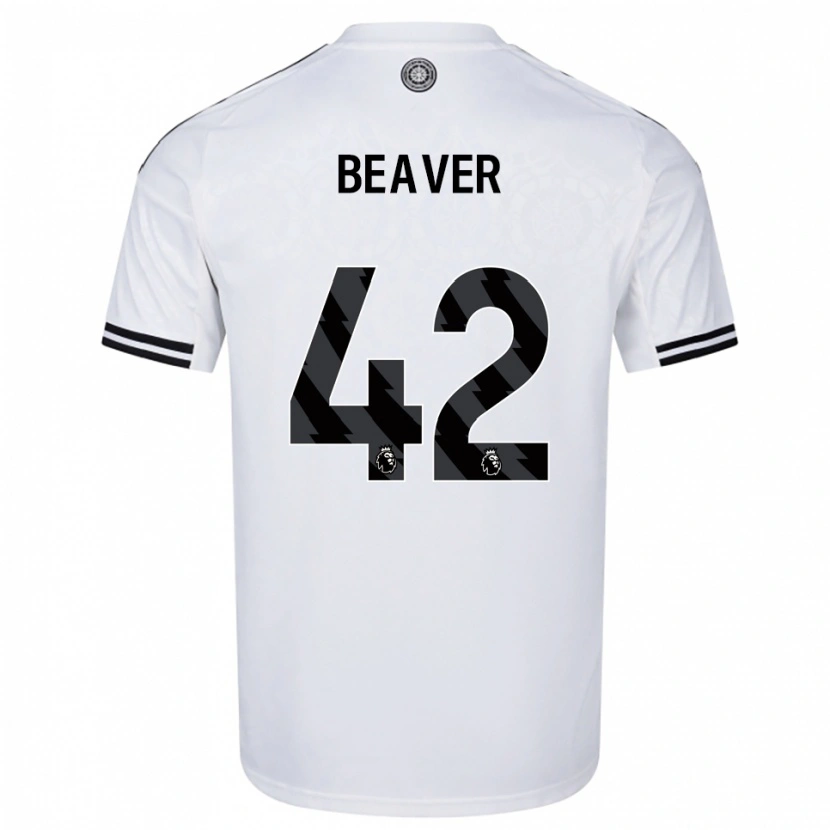 Danxen Dzieci Cat Beaver #42 Biało-Czarny Domowa Koszulka 2025/26 Koszulki Klubowe