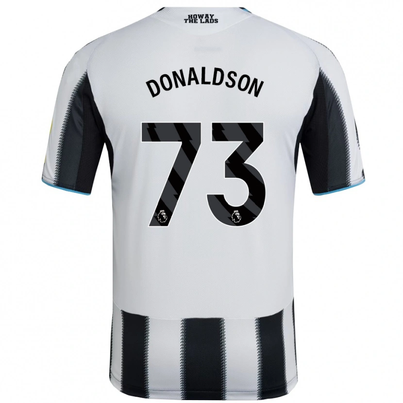 Danxen Dzieci Josh Donaldson #73 Czarno-Biały Domowa Koszulka 2025/26 Koszulki Klubowe