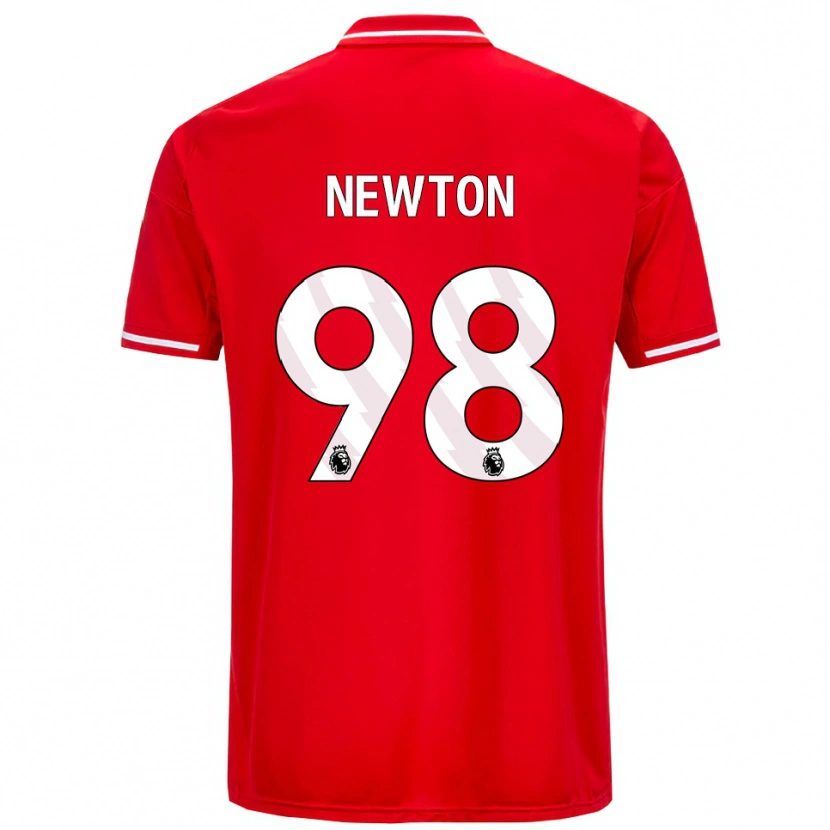 Danxen Dzieci Jamie Newton #98 Czerwono-Biały Domowa Koszulka 2025/26 Koszulki Klubowe