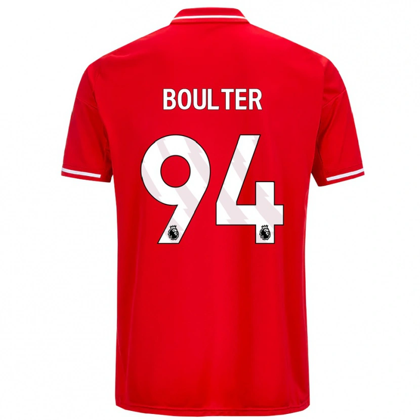 Danxen Dzieci Evan Boulter #94 Czerwono-Biały Domowa Koszulka 2025/26 Koszulki Klubowe